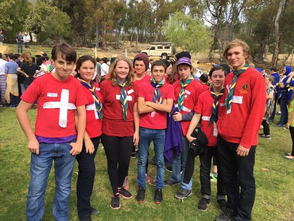 9th/16th Cape Town Scouts at a competition